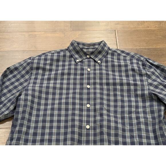 Pendleton Bridgeport Mens Blue Button Down Long Sleeve Dress Shirt Size M MEDIUM - Picture 4 of 9